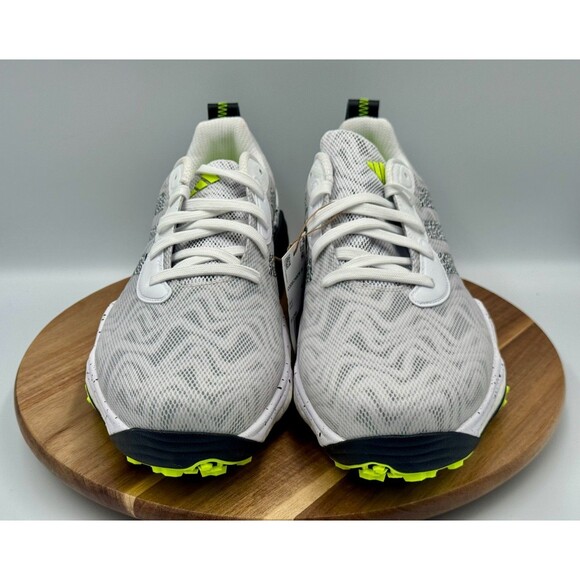 ADIDAS CodeChaos 25 Spikeless Golf Shoes Mens 12.5 White Black Yellow NWT IF3268 main image 10